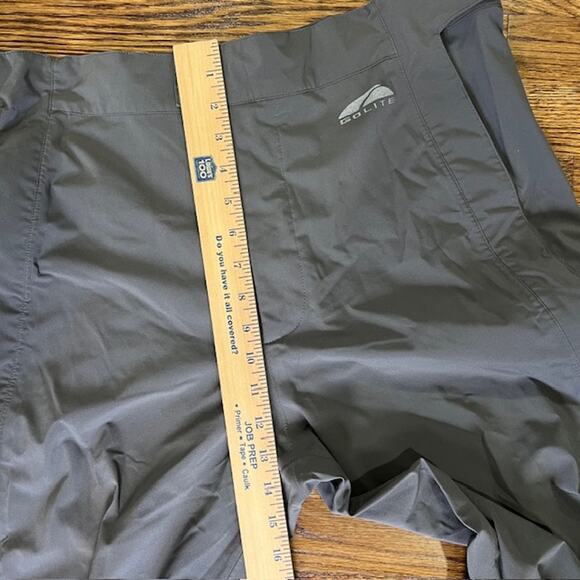 GoLite Paradigm Full Zip Off Hiking Pants Mens L Gray Waterproof Outdoor Stretch - Picture 7 of 10